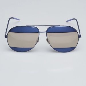 Dior Split 1 Qaque Sunglasses blue/ silver